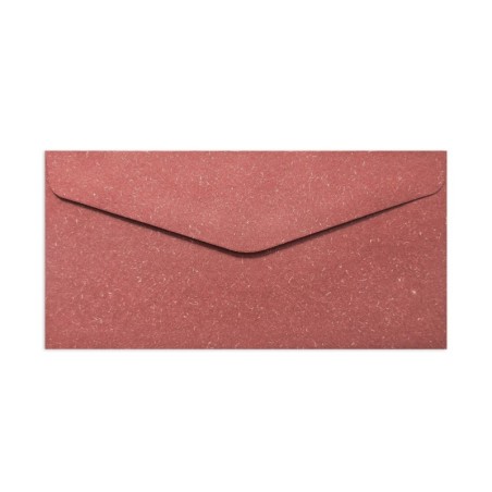 Koperta DL Wood czerwona, 10 sztuk