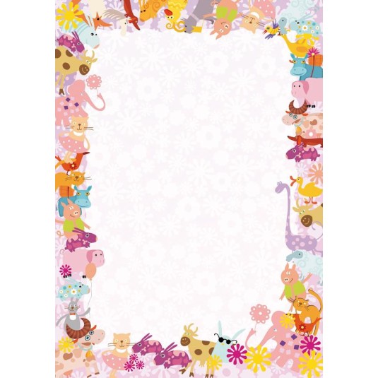 Dyplom A4 Zwierzaki, 25 arkuszy