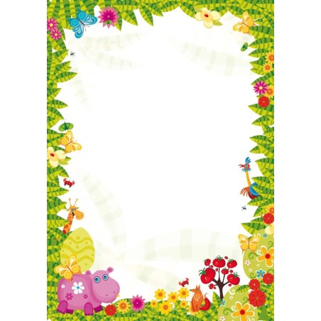 Dyplom A4 Dżungla, 25 arkuszy