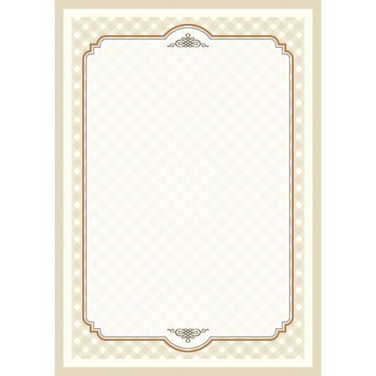 Dyplom A4 Retro, 25 arkuszy