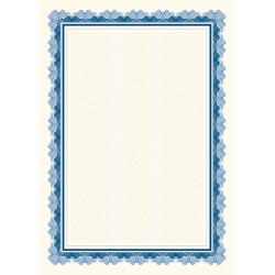 Dyplom A4 Falbala Niebieska, 25 arkuszy