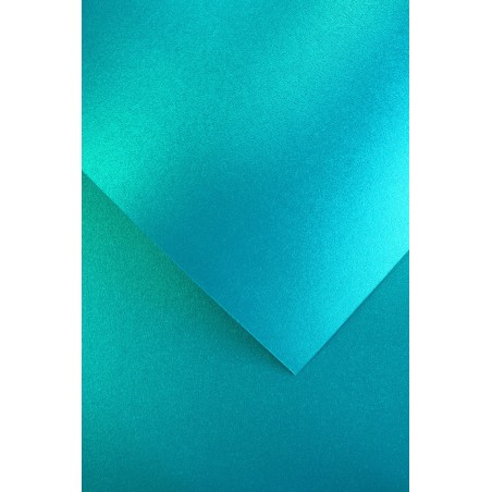 Papier ozdobny Millenium, turkusowy, 220 g (20 arkuszy)