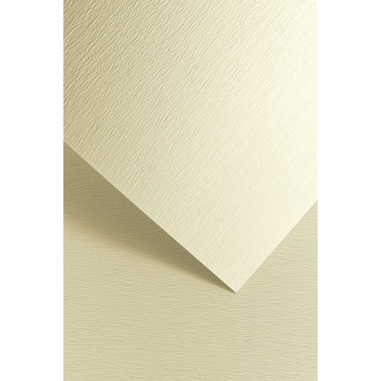 Papier ozdobny Atlanta, kremowy, 230g (20 arkuszy)