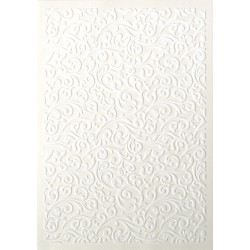 Papier wizytówkowy Flock Welur, biały, 220g, (10 arkuszy)