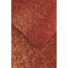 Papier ozdobny Róże, bordowy, 250g, (20 arkuszy)