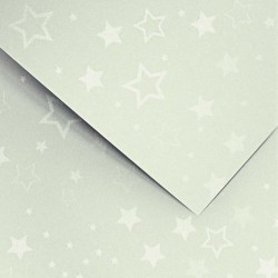 Papier wizytówkowy Stars, srebrny, 220g (20 arkuszy)