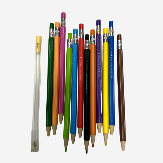 Kredki automatyczne bez temperowania Astra Animals 12 kolorów