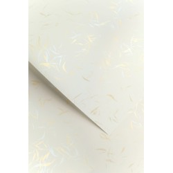 Papier ozdobny kremowy, Wiatr, biały, 230g (20 arkuszy)