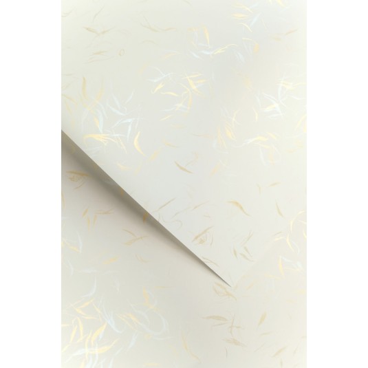 Papier ozdobny kremowy, Wiatr, biały, 230g (20 arkuszy)