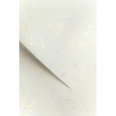 Papier ozdobny kremowy, Wiatr, biały, 230g (20 arkuszy)