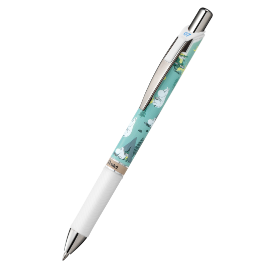 Pióro kulkowe EnerGel Moomin 0,7mm, mix wzorów