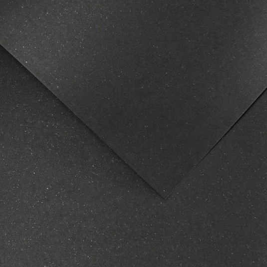 Papier ozdobny, Mika, czarny, 240g (20 arkuszy)