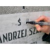 Marker Toma do renowacji napisów na nagrobkach Czarny