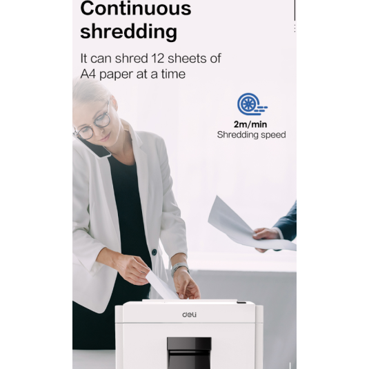 Niszczarka Deli E9952, kosz 23 l