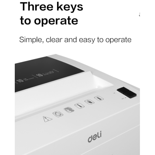 Niszczarka Deli E9952, kosz 23 l