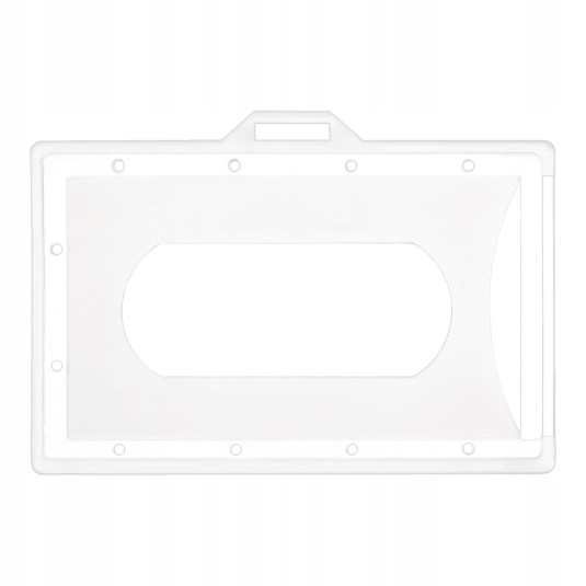 Holder identyfikator bez taśmy 90x56mm op.50 sztuk