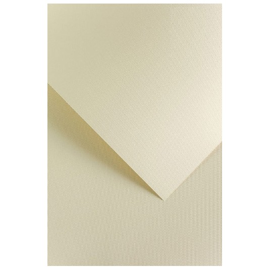 Papier wizytówkowy ozdobny KRYSZTAŁ kremowy 230g/m op. 20 ark