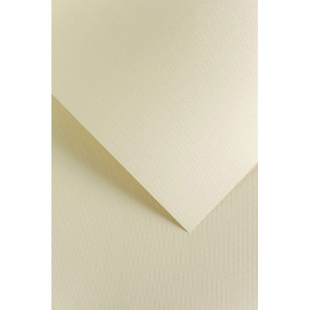 Papier wizytówkowy ozdobny KRYSZTAŁ kremowy 230g/m op. 20 ark