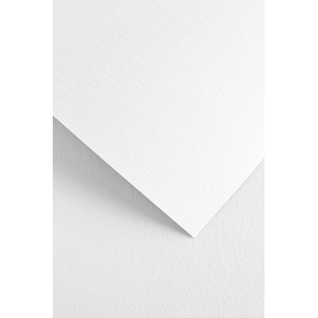 Papier ozdobny wizytówkowy czerpany biały A4 180g 20 arkuszy