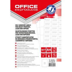 Etykiety OFFICE PRODUCTS A4 210x291 mm biała op. 100 arkuszy
