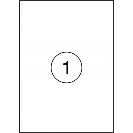 Etykiety OFFICE PRODUCTS A4 210x291 mm biała op. 100 arkuszy