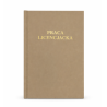 Okładka do pracy naukowej Praca Licencjacka Beżowa A 10 mm złoty napis
