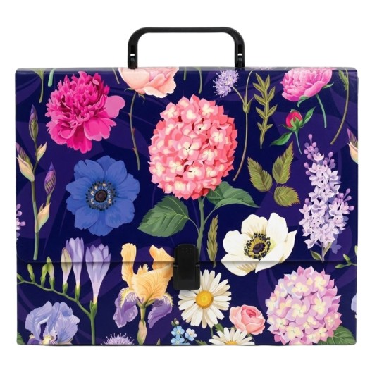 Teczka z rączką A4 Kwiaty Polskie Hortensja