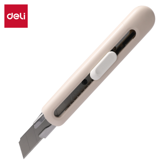 Nożyk biurowy 18MM Linfini EM530 biały Deli