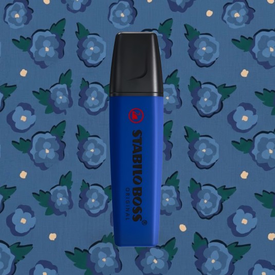 Zakreślacz granatowy Stabilo Boss 70/132 Wildflowers Edition Ultramarine