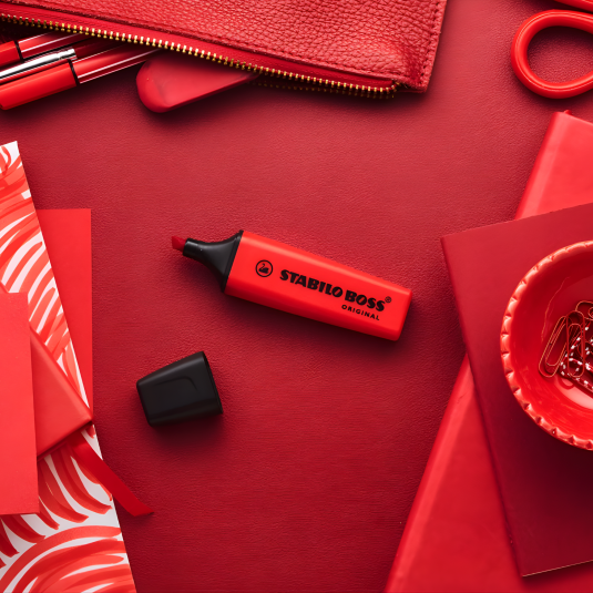 Zakreślacz 70/48 Stabilo Boss Realred czerwony