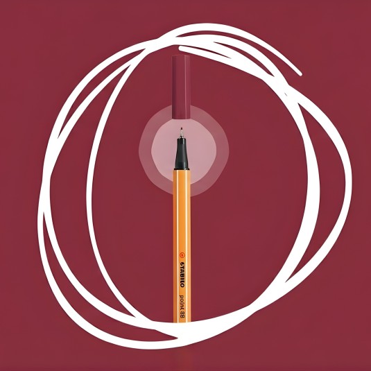 Cienkopis 88/19 Stabilo Point purpurowy