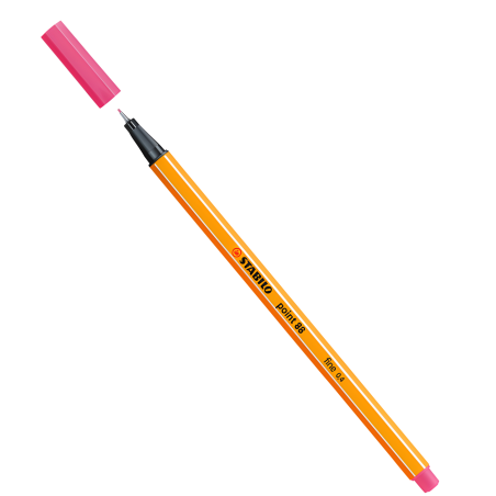 Cienkopis 88/17 Stabilo Point ciemny różowy