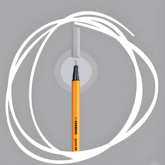 Cienkopis 88/95 Stabilo Point zimny szary