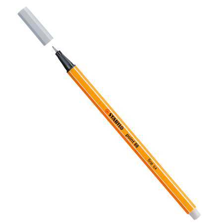 Cienkopis 88/94 Stabilo Point zimny jasny szary