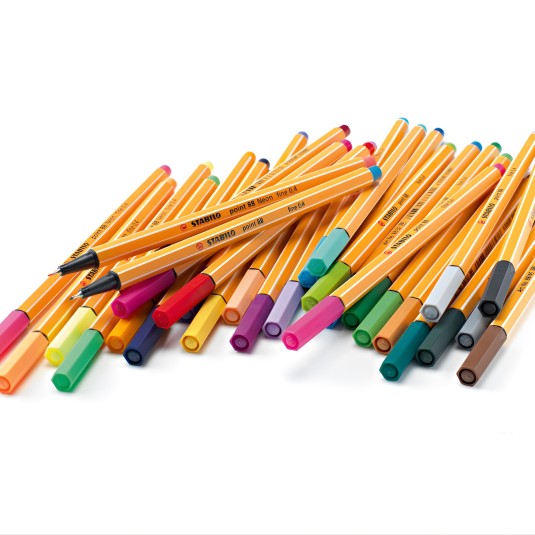 Cienkopis 88/89 Stabilo Point ciemna ochra