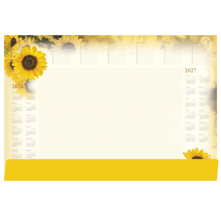 Biuwar podkład A2 z listwą, planer T-1-A2, MiP słonecznik