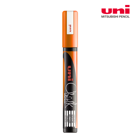 Marker kredowy Uni PWE-5M Chalk, pomarańczowy 1,8-2,5 mm