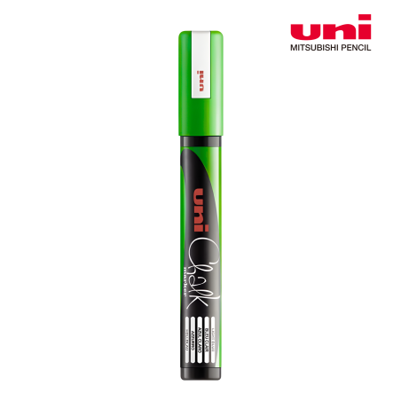 Marker kredowy Uni PWE-5M Chalk, zielony 1,8-2,5 mm