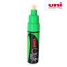 Marker kredowy Uni PWE-8K Chalk, zielony 8 mm
