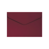 Koperta ozdobna C6 Gładka bordowa 120g op.10 sztuk