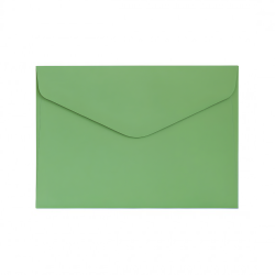 Koperta C6 Gładka zielona 120g op.10 szt.