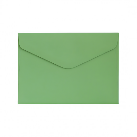 Koperta C6 Gładka zielona 120g op.10 szt.