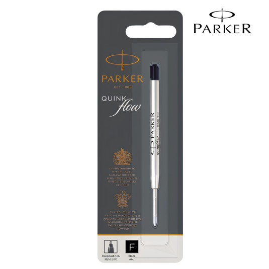 Wkład do długopisów Parker Quinkflow F czarny