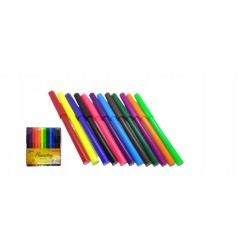 Flamastry szkolne 12 kolorów Taurus