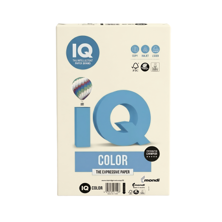 Papier kolorowy ksero A4 IQ Color kremowy 80gm2