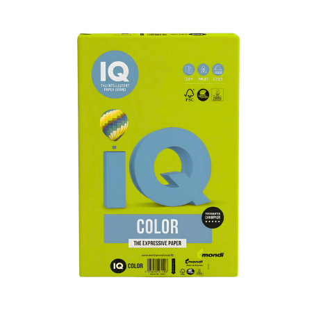 Papier kolorowy ksero A4 IQ Color oliwkowy 80gm2