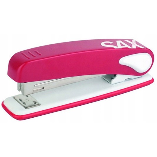 Zszywacz Design 249 do 25 kartek czerwony biurowy