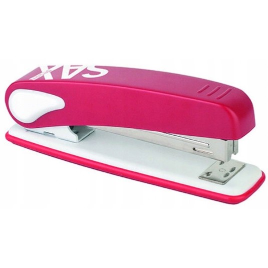 Zszywacz Design 249 do 25 kartek czerwony biurowy