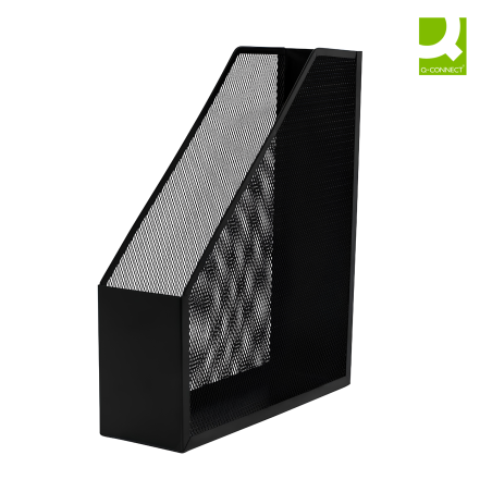 Przybornik na dokumenty czarny Office Set metalowy Q-Connect