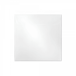 Koperta ozdobna 145x145 Millenium, diamentowa biel 10 sztuk